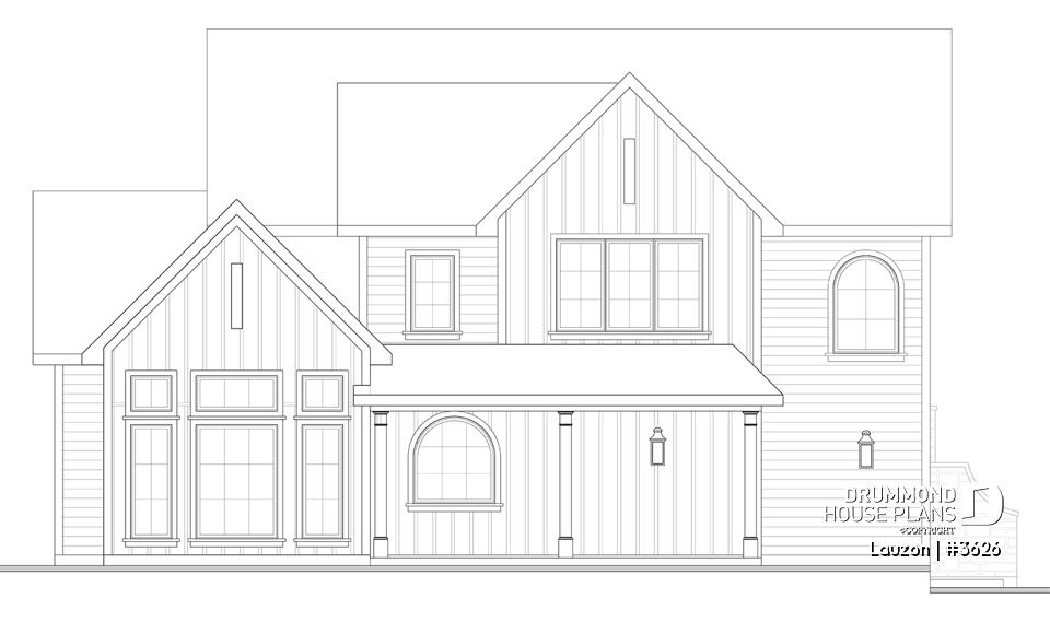 rear elevation - Lauzon