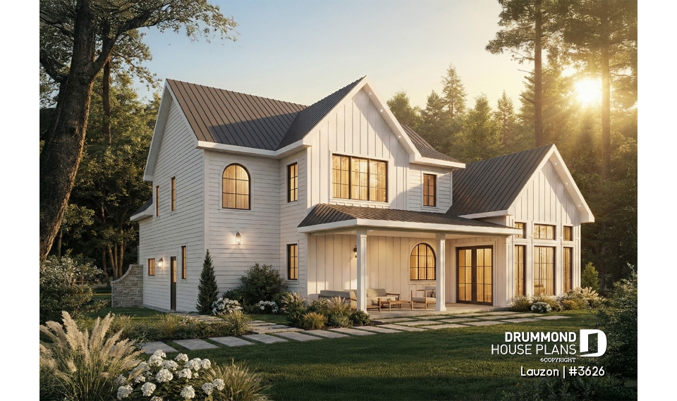 Rear view - BASE MODEL - Lauzon