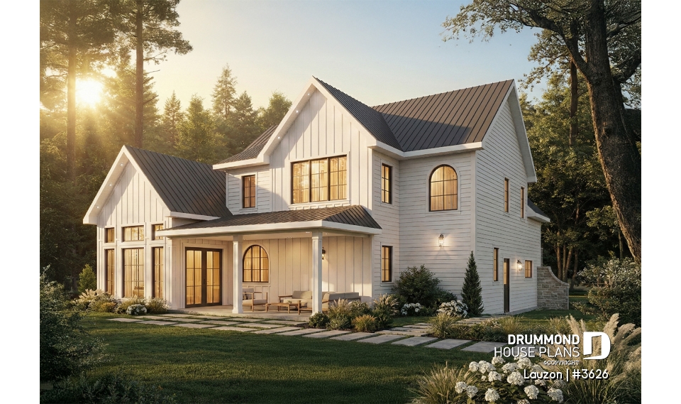 Rear view - BASE MODEL - Lauzon