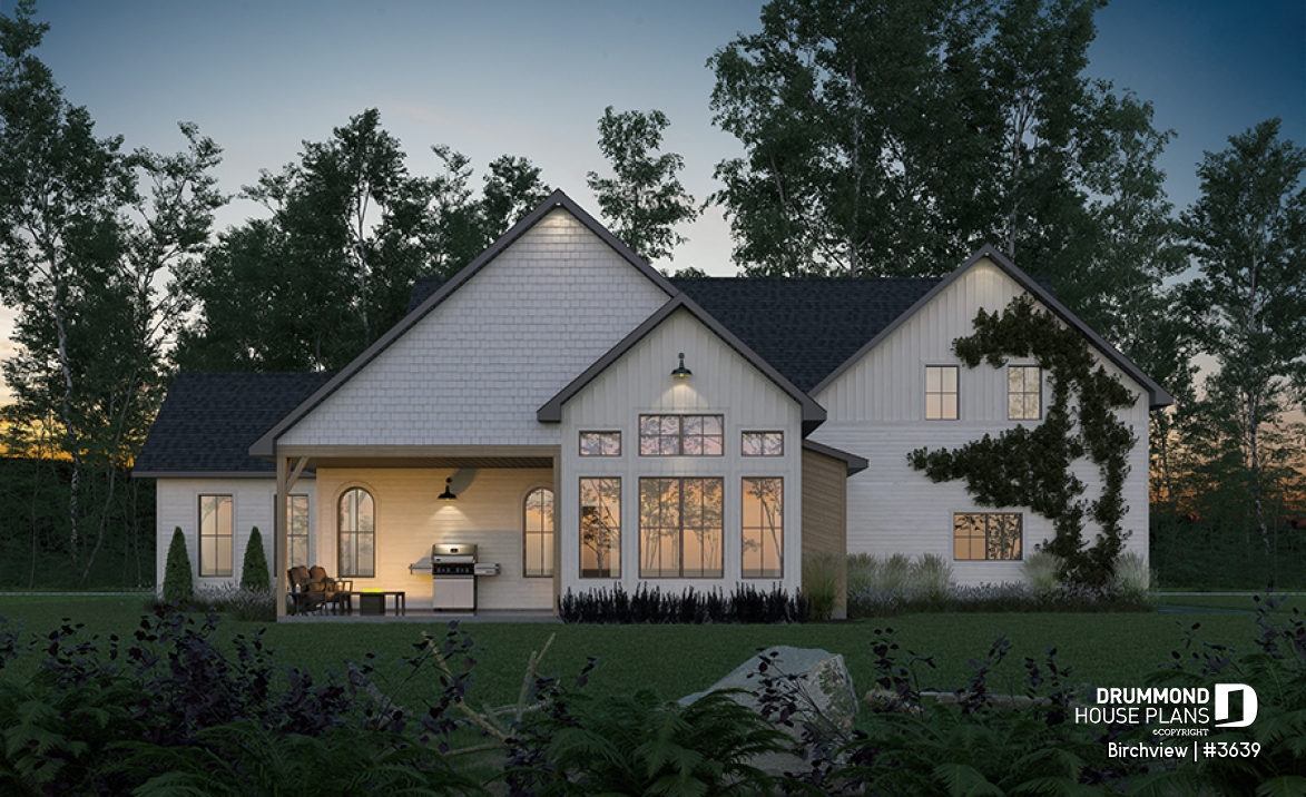 Rear view - BASE MODEL - Birchview