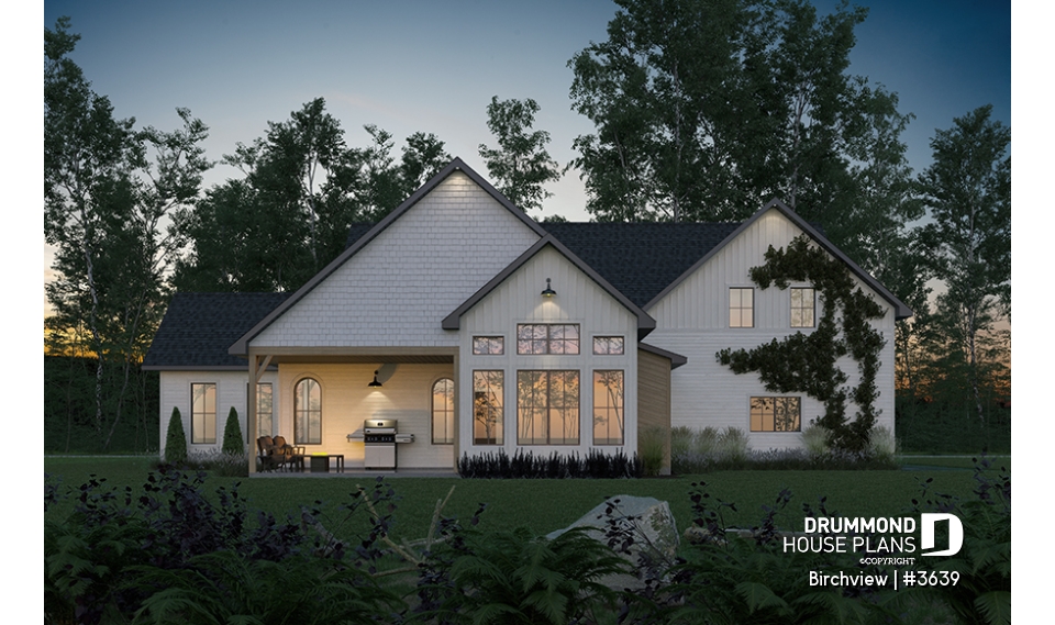 Rear view - BASE MODEL - Birchview