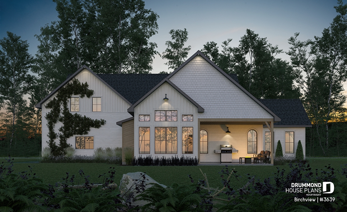 Rear view - BASE MODEL - Birchview