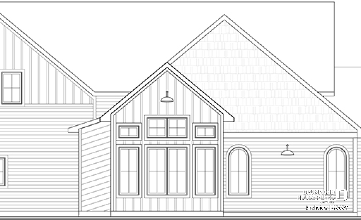 Rear view - BASE MODEL - Birchview