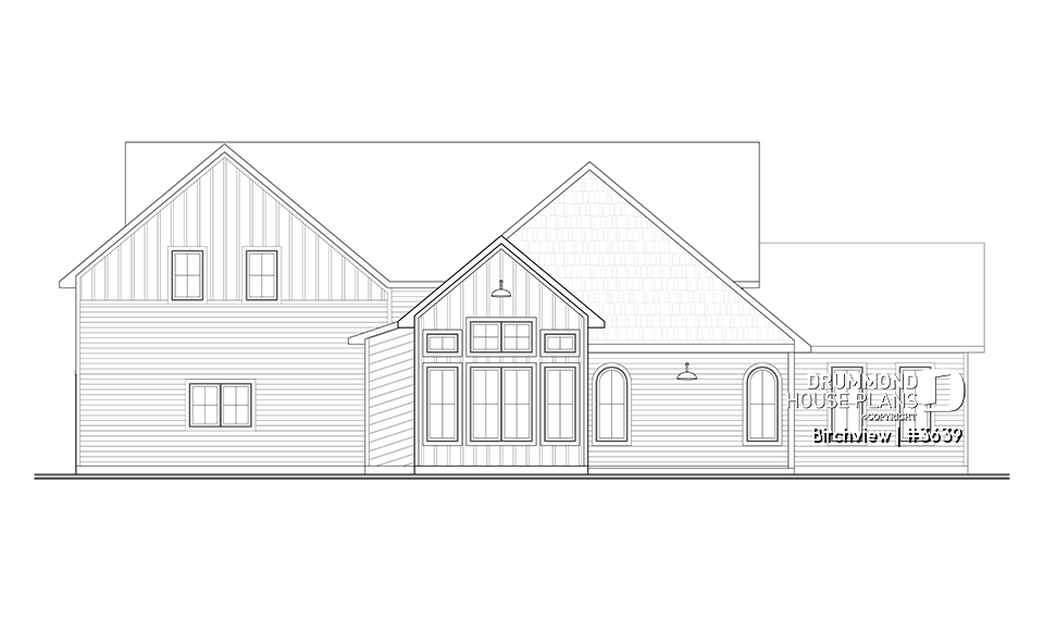 Rear view - BASE MODEL - Birchview