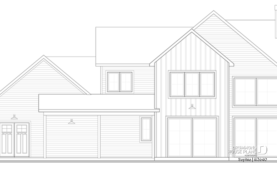 rear elevation - Sophia