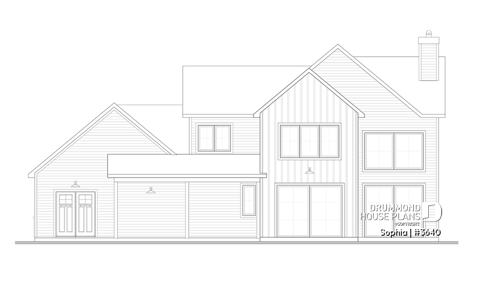 rear elevation - Sophia