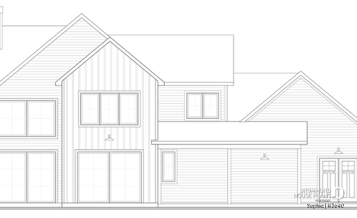 rear elevation - Sophia