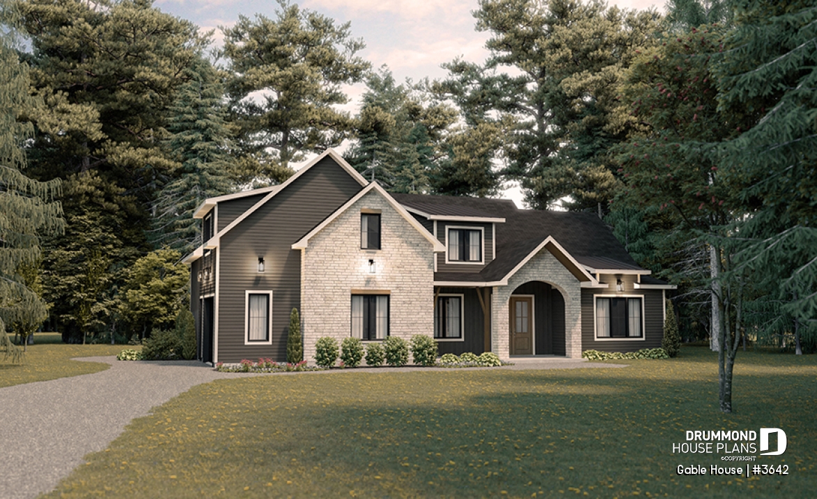 front - BASE MODEL - Gable House