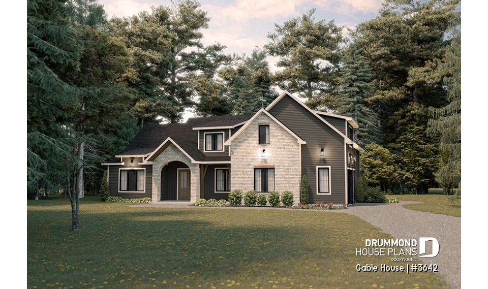 front - BASE MODEL - Gable House