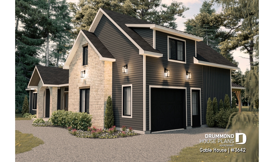 Left view - Gable House