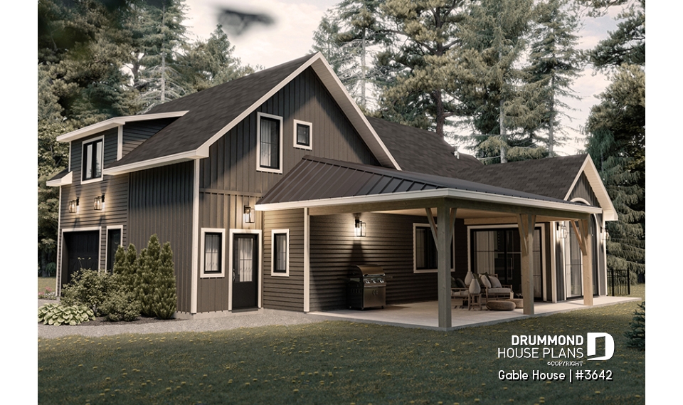 Left view - Gable House