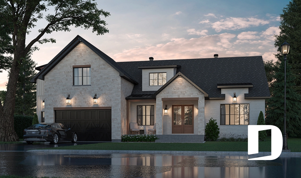 front - BASE MODEL -  - Gable House 2