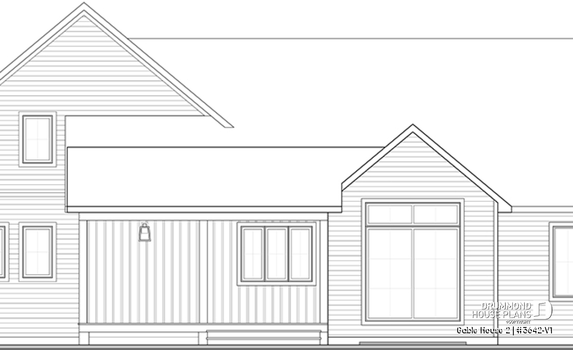 rear elevation - Gable House 2