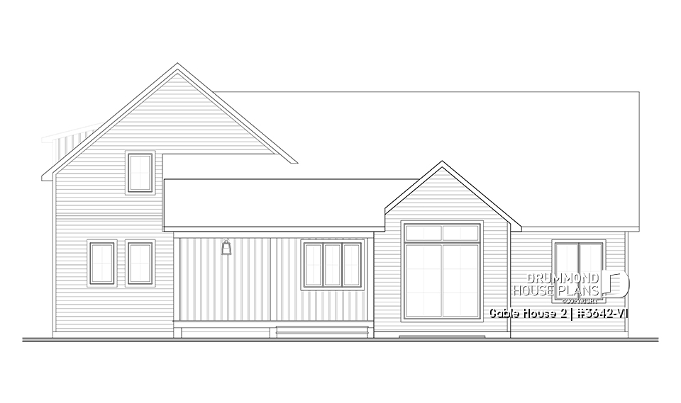 rear elevation - Gable House 2
