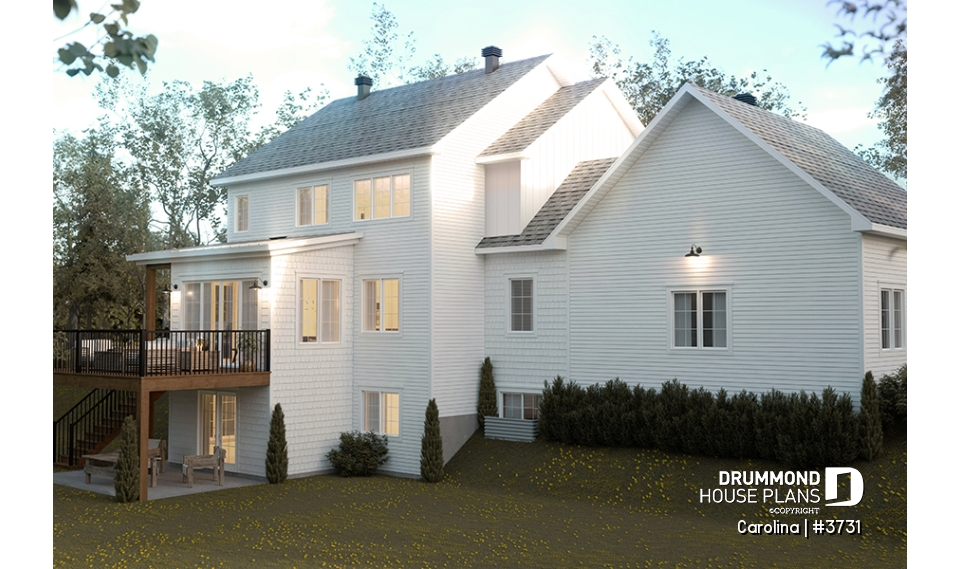 Rear view - BASE MODEL - Carolina