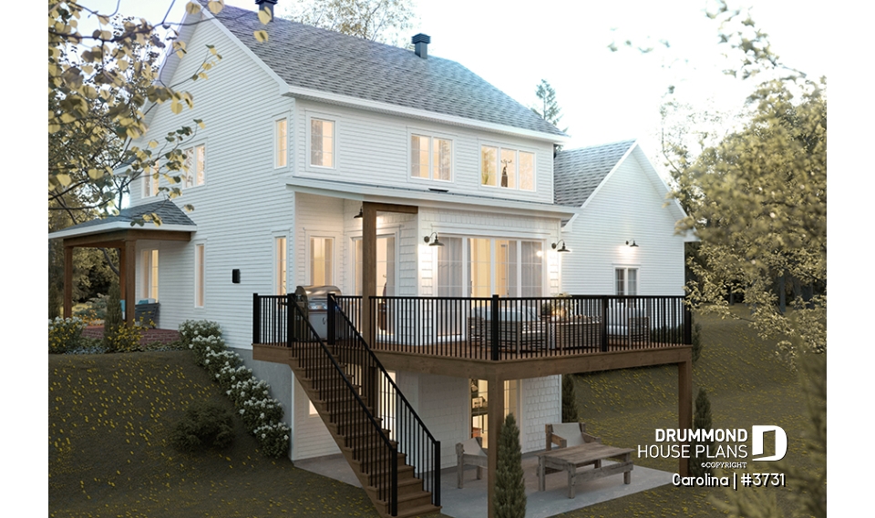 Rear view - BASE MODEL - Carolina