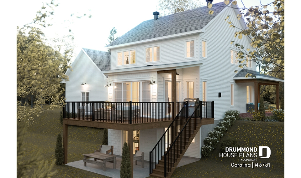 Rear view - BASE MODEL - Carolina