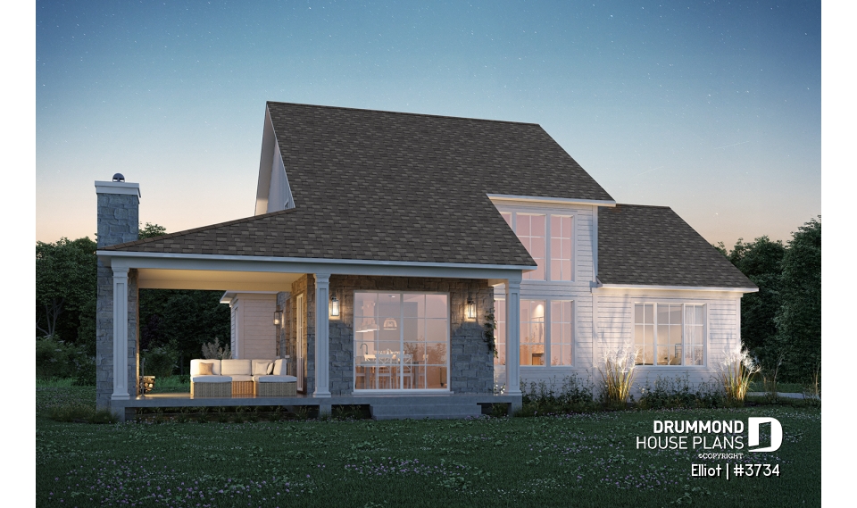 Rear view - BASE MODEL - Elliot