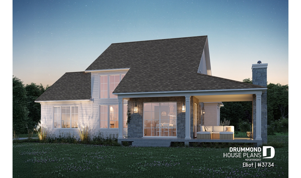 Rear view - BASE MODEL - Elliot