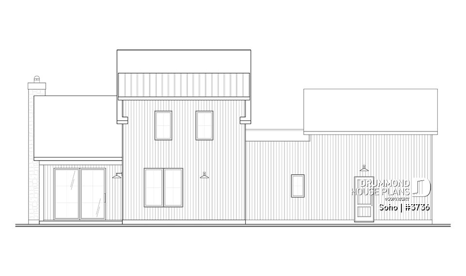 rear elevation - Soho