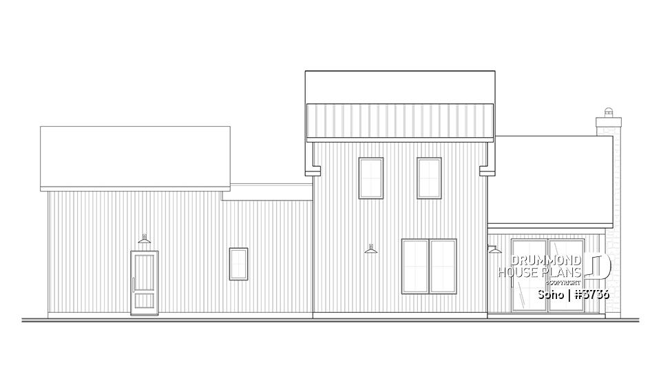 rear elevation - Soho