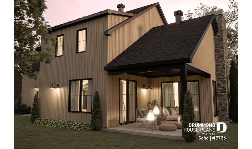 Rear view - BASE MODEL - Soho