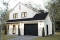 front - BASE MODEL - House plan with 3 bedrooms and bathroom upstairs, superb kitchen island, office area, cloakroom - West Coast 2