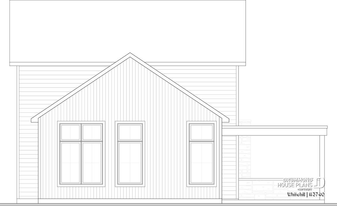 rear elevation - Whitehill