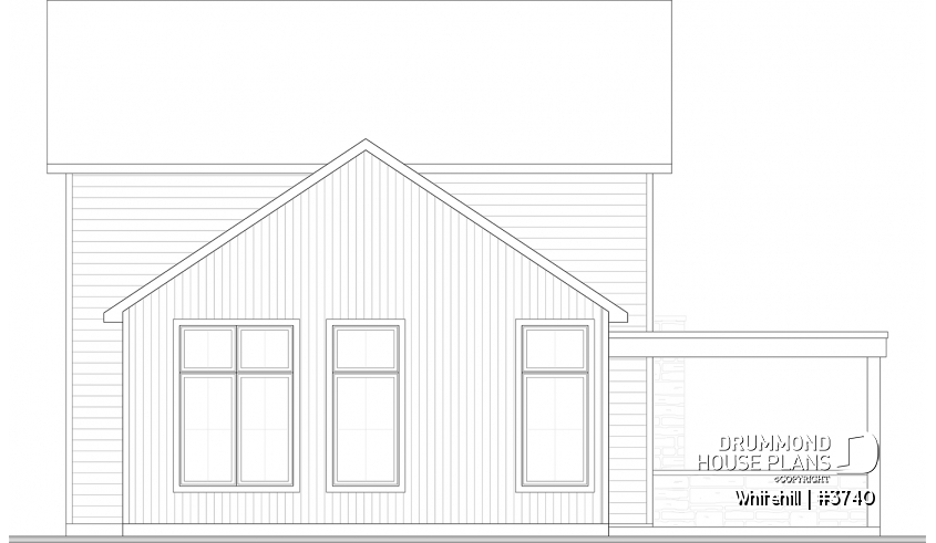 rear elevation - Whitehill