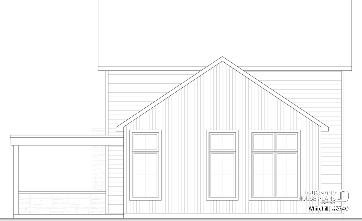 rear elevation - Whitehill