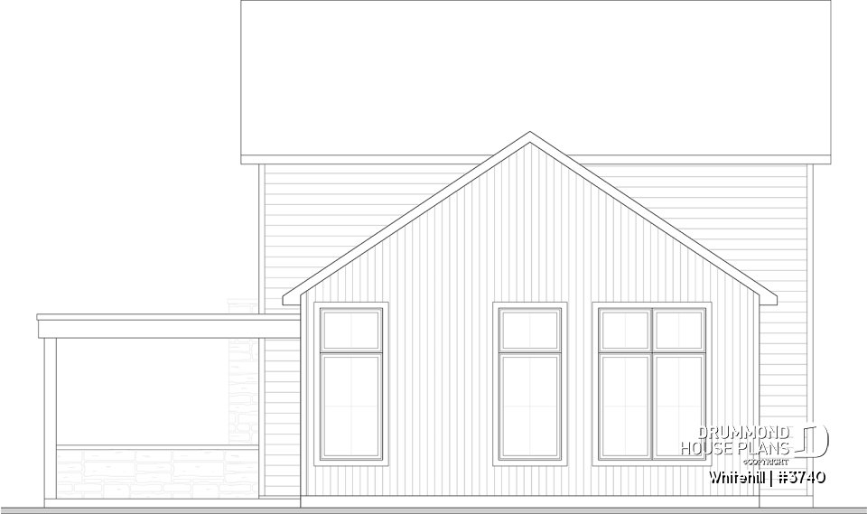rear elevation - Whitehill