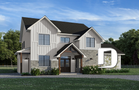 front - BASE MODEL - Two-story home with 5 bedrooms, a game room, and bright, inviting family spaces - Sunny Creek