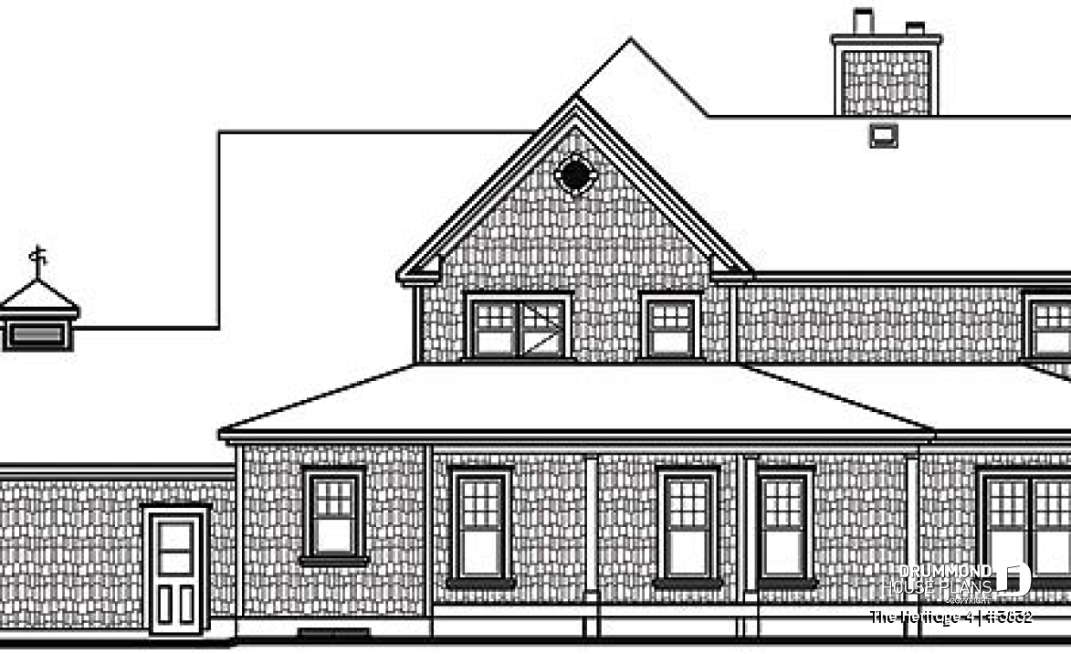 rear elevation - The Heritage 4