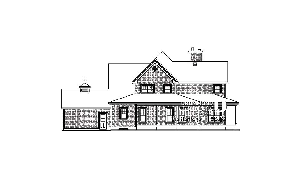 rear elevation - The Heritage 4