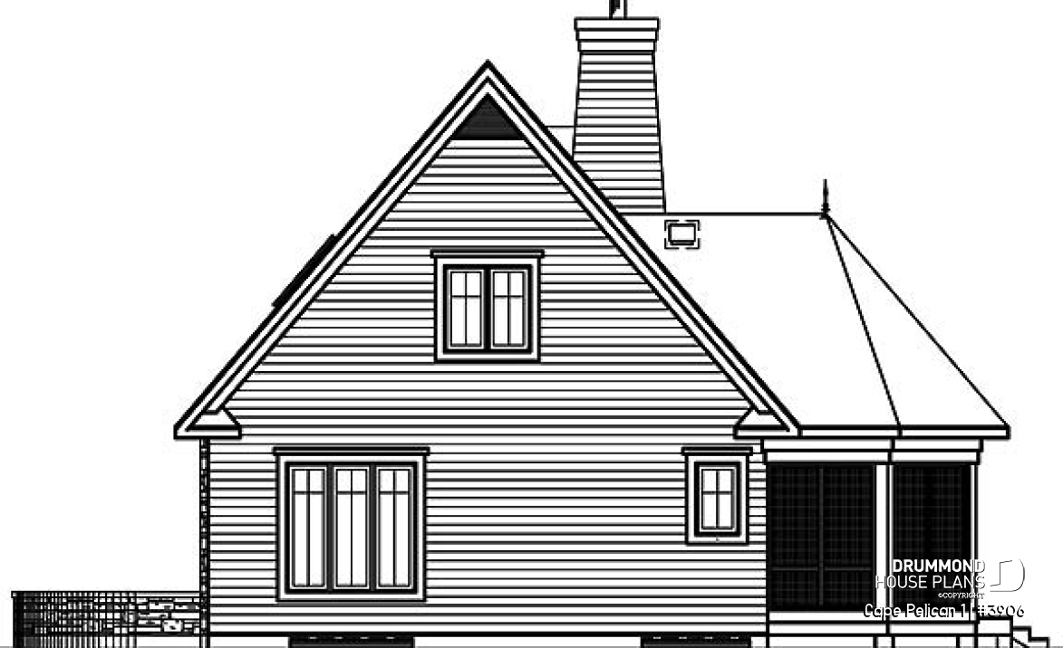 rear elevation - Cape Pelican 1