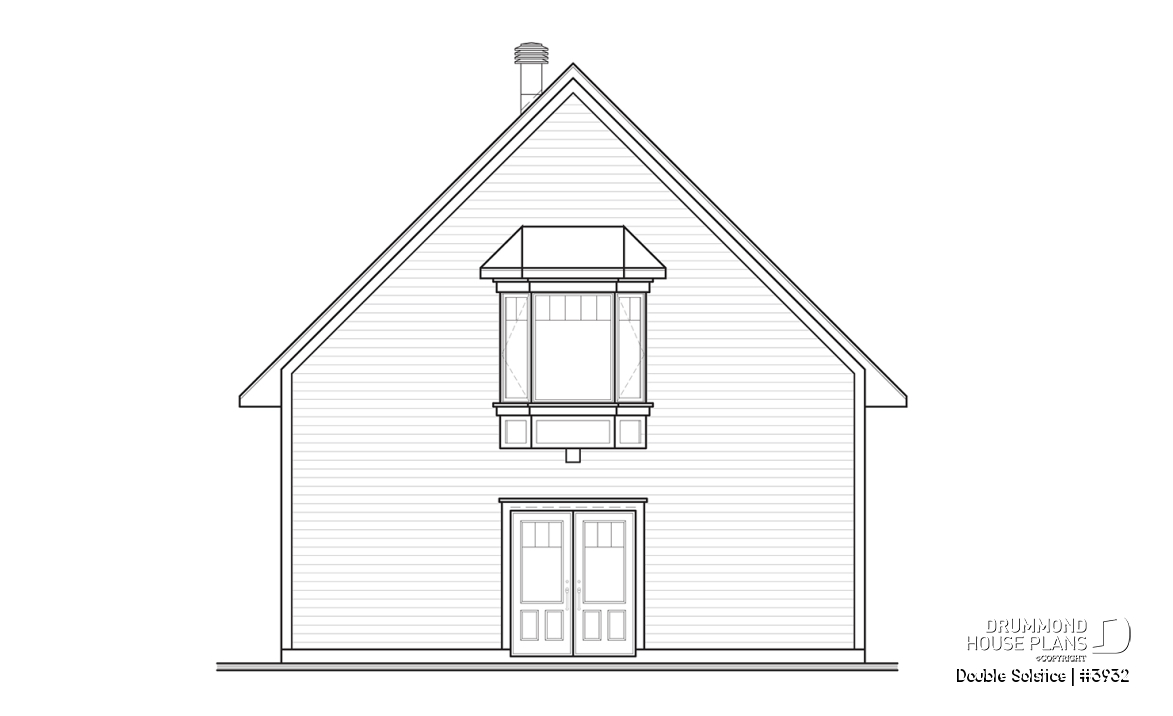 rear elevation - Double Solstice