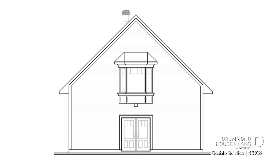 rear elevation - Double Solstice