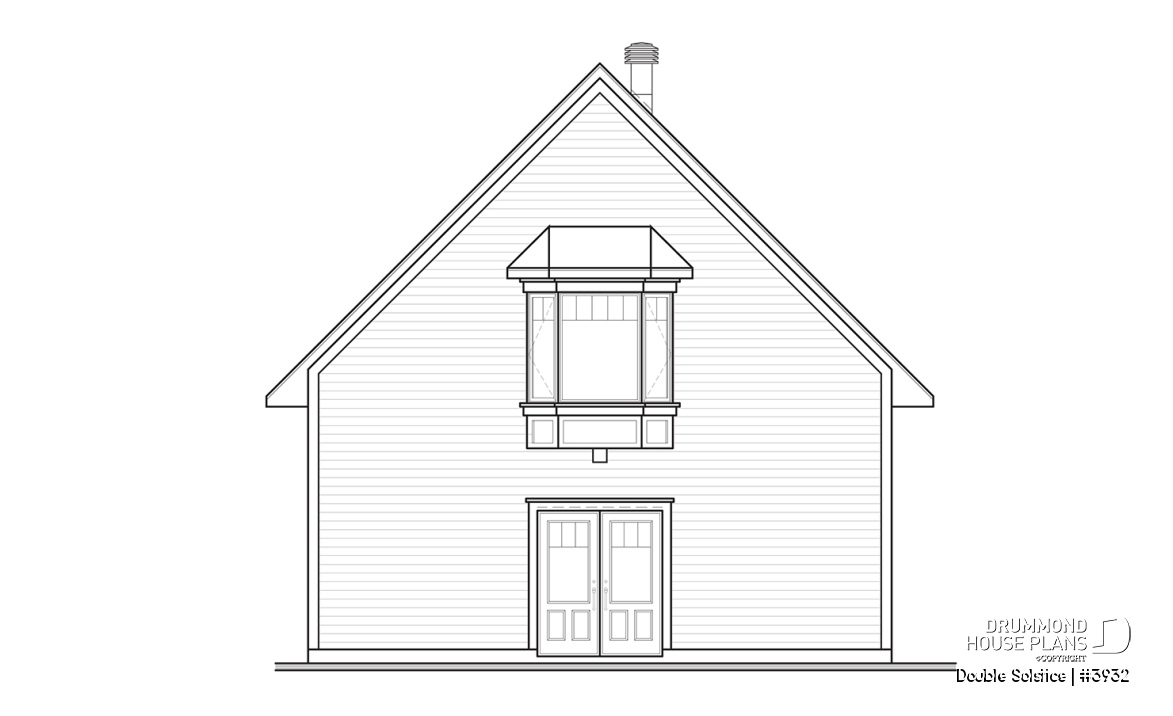 rear elevation - Double Solstice