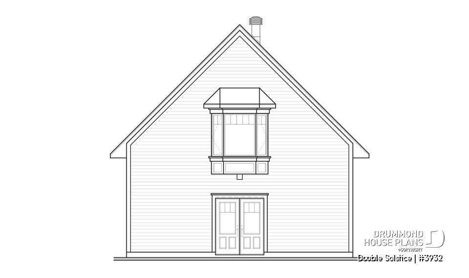 rear elevation - Double Solstice
