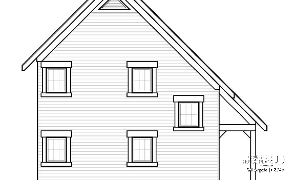 rear elevation - Willowgate