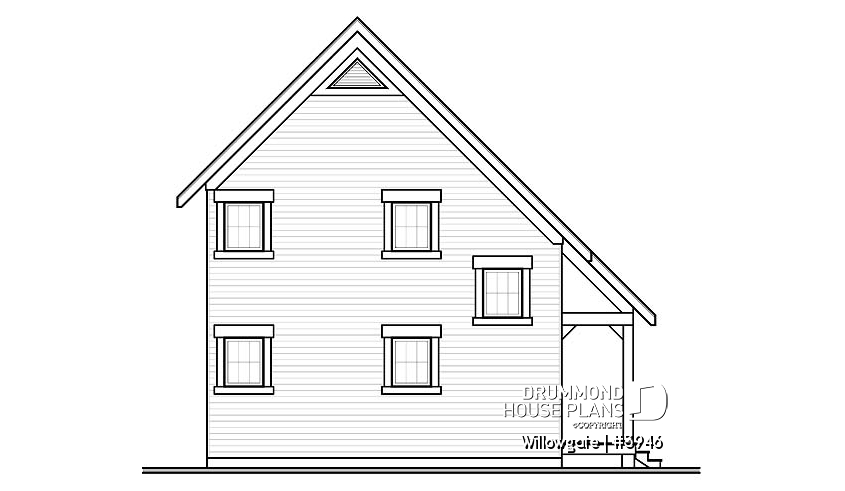 rear elevation - Willowgate