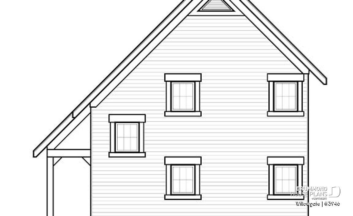 rear elevation - Willowgate