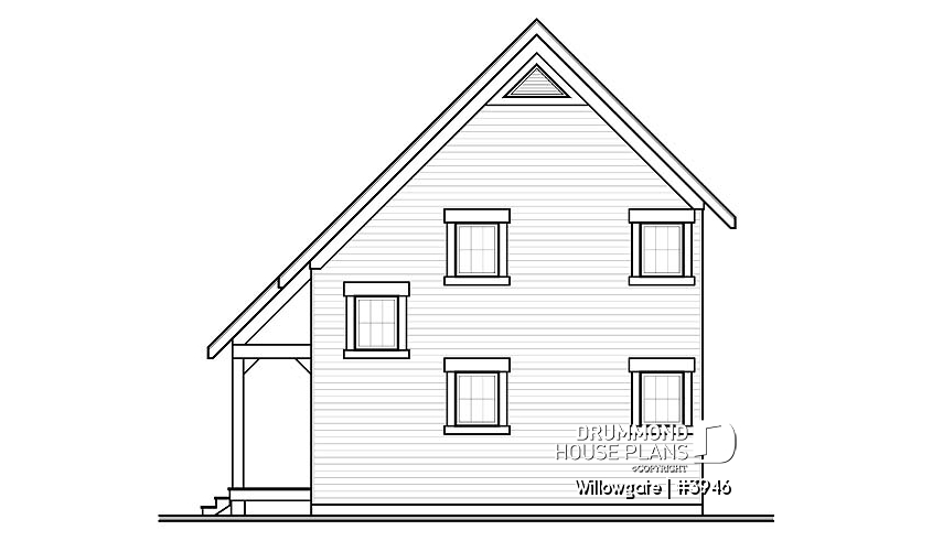 rear elevation - Willowgate