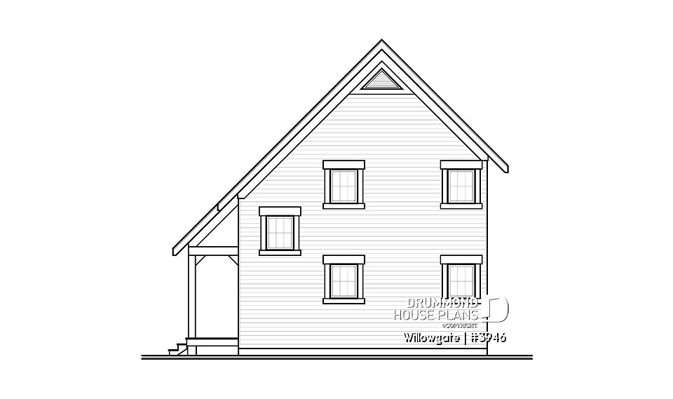 rear elevation - Willowgate
