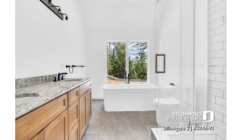 Photo Bathroom of house plan 3946-V1 Photo Bathroom - Willowgate 2