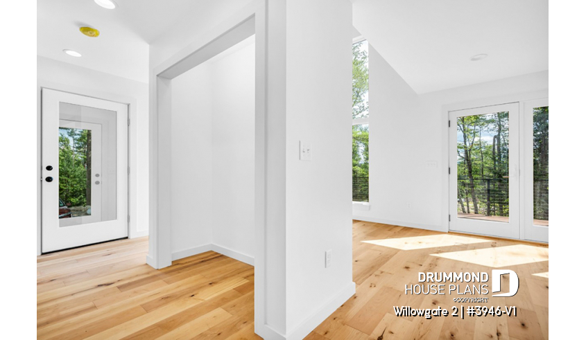 Photo Foyer of house plan 3946-V1 Photo Foyer - Willowgate 2