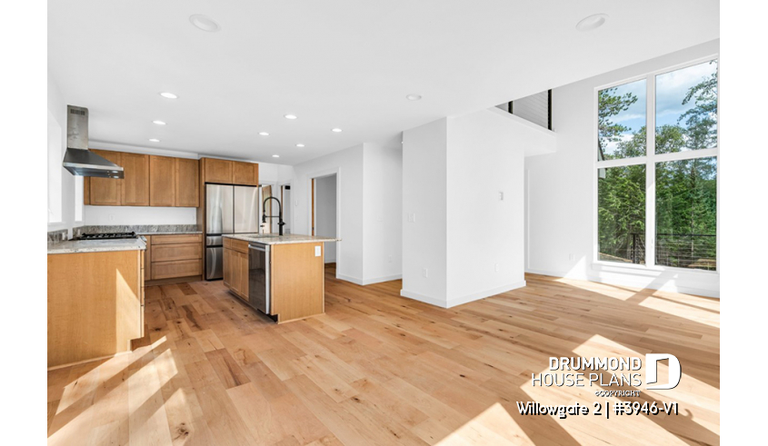 Photo Kitchen of house plan 3946-V1 Photo Kitchen - Willowgate 2