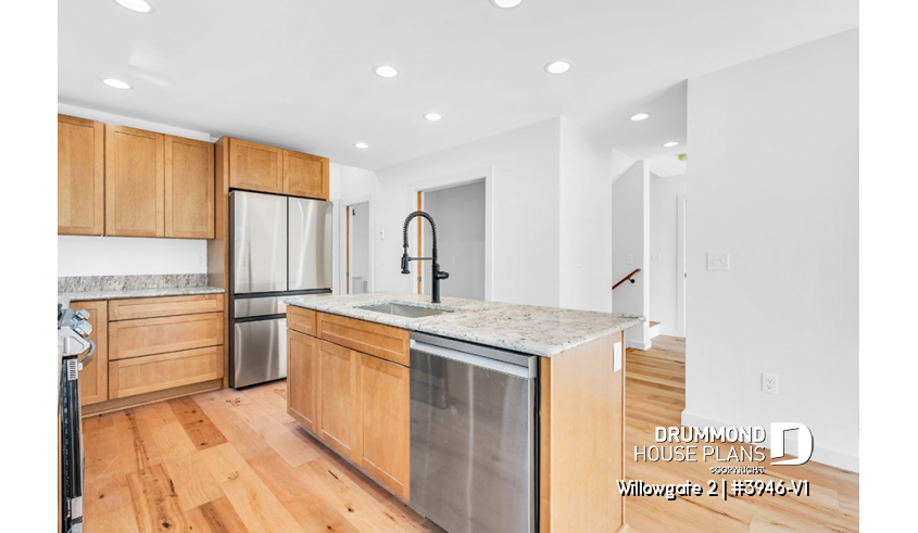 Photo Kitchen of house plan 3946-V1 Photo Kitchen - Willowgate 2