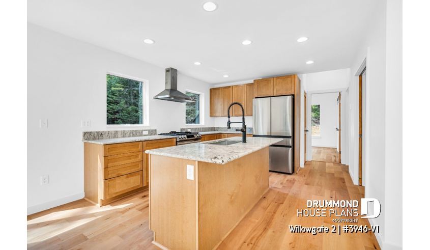 Photo Kitchen of house plan 3946-V1 Photo Kitchen - Willowgate 2