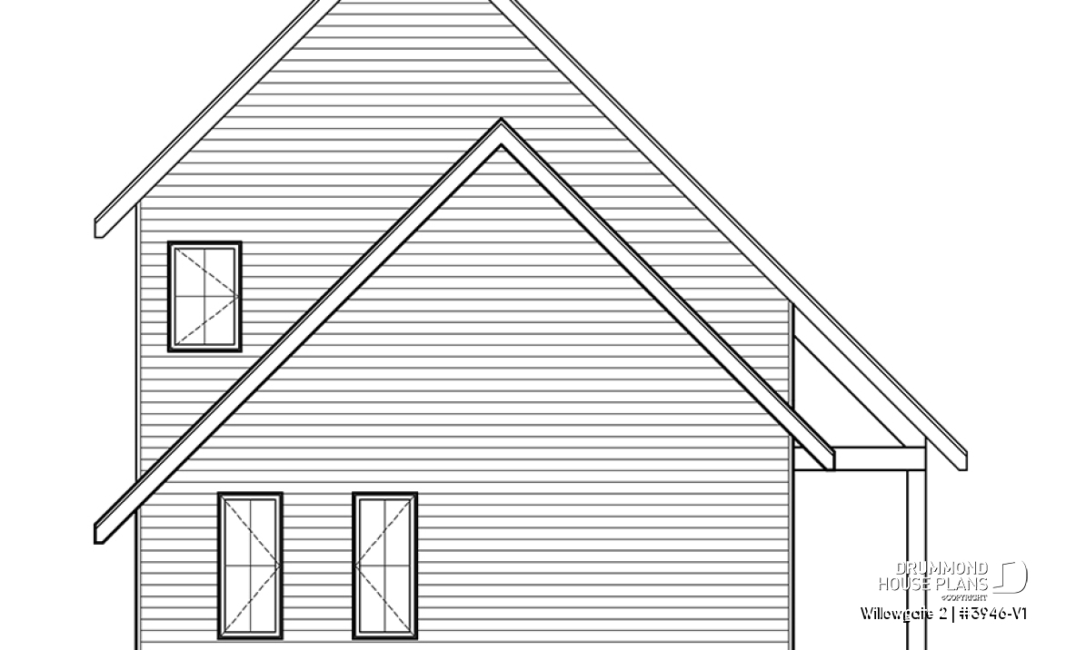 rear elevation - Willowgate 2